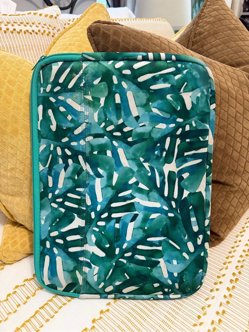 Tropical Teal Laptop Pouch